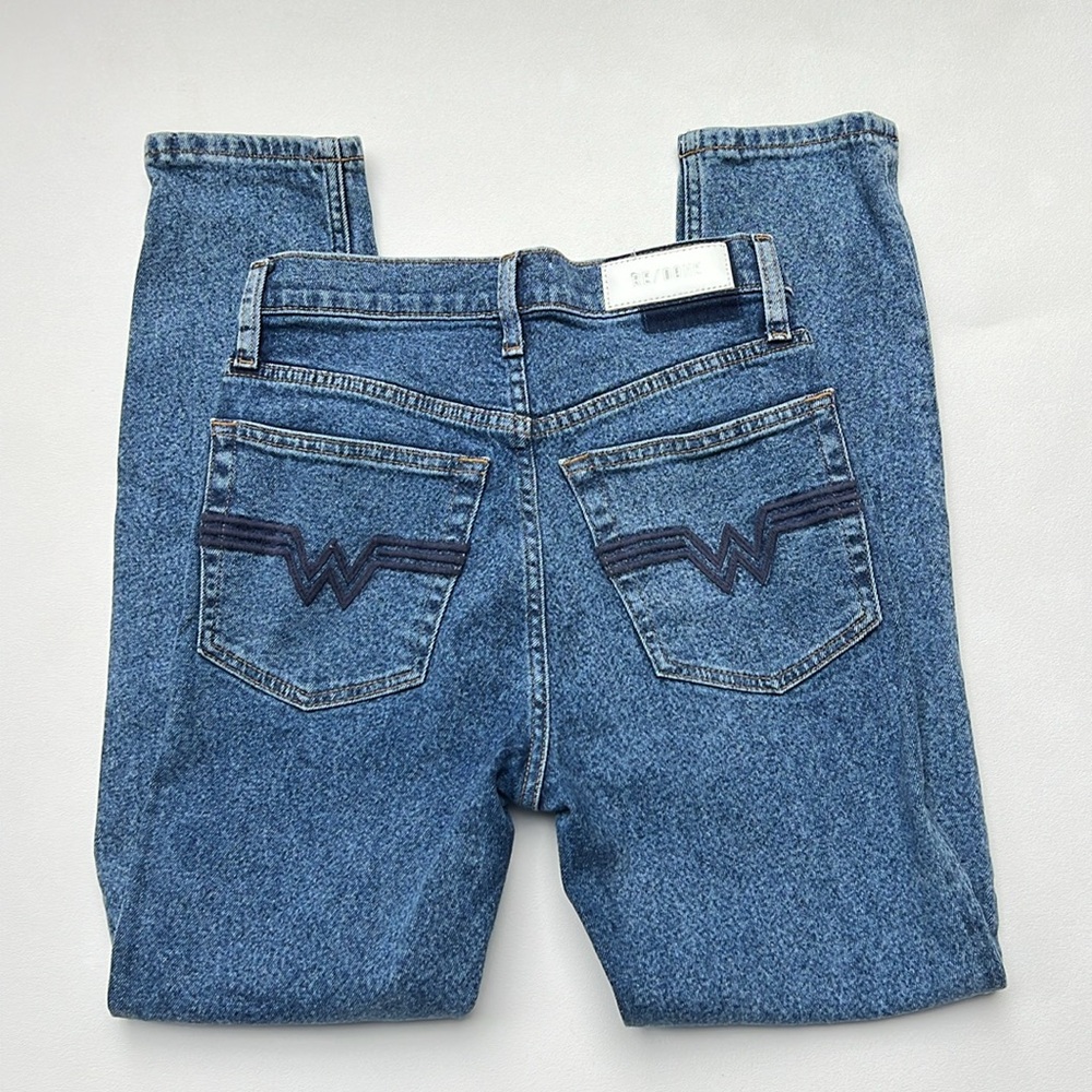 RE/DONE women’s jeans High Rise Wonder Woman stretch comfort essential 80s Retro - Picture 16 of 16